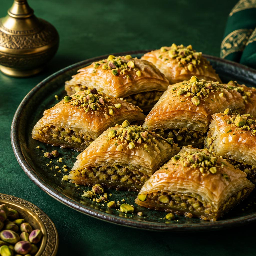 Pistáciová baklava